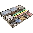 SMONEX Board Game Organizer Compatible with Pax Pamir 2nd Edition - Durable Organizer Suitable for Pax Pamir Second Edition Made from Strong Plywood - Insert Suitable for Vertical Storage