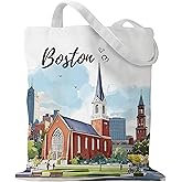 Sitsink Travel Souvenirs City Gifts for Women Travel Essentials Las Vegas Alaska Cruise New York Boston Gifts Tote Bags