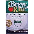 Brew Rite Coffee Filter, 3" and 3 1/2" Disc, White