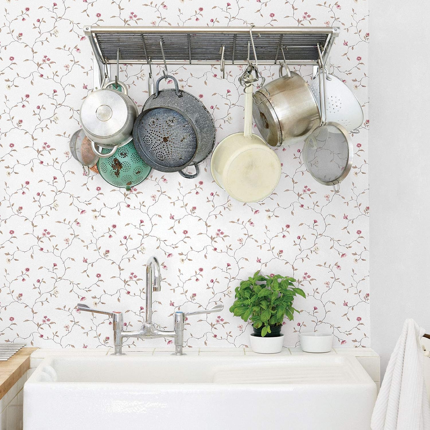 Galerie G12264 Kitchen Recipes Wallpaper, Red, Red / White - Image 3
