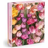 Galison - Ephemeral Tulips 1000 Piece Jigsaw Puzzle for Adults | Photography by Christine Chitnis, Floral, Spring, Garden, Challenging, Recycled Paper, No Dust, Finished Size 27" x 20"