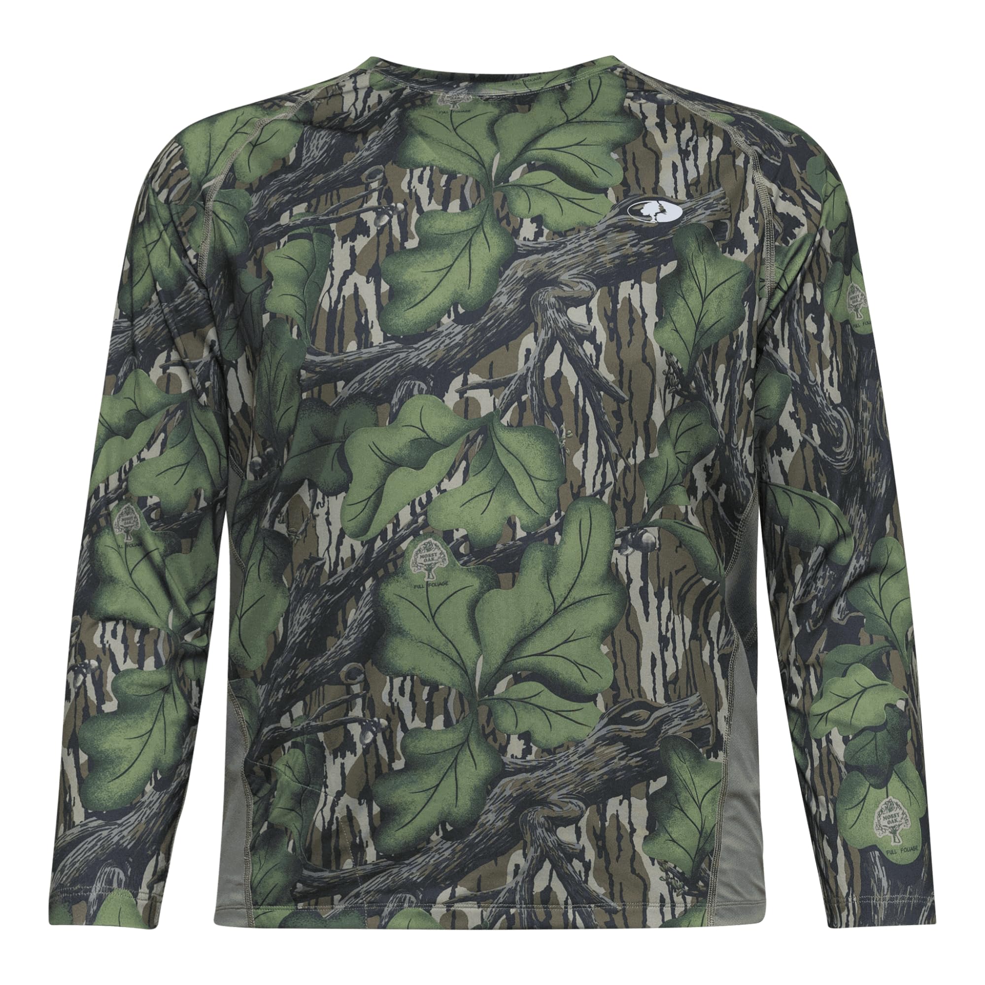 Mossy Oak Men's Standard Lightweight Camo Shirts Hunting, Full Foliage, Medium Image