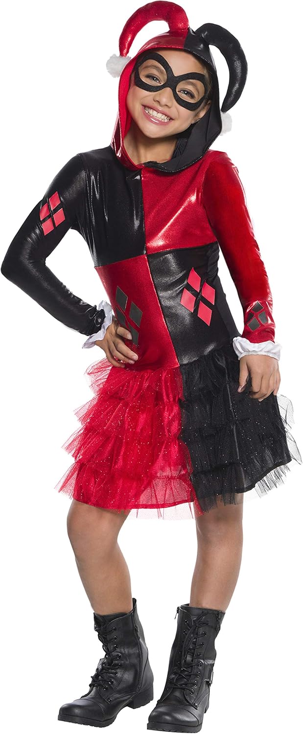 Rubie's Costume Girls DC Comics Harley Quinn Costume