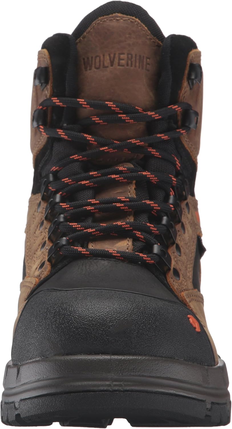 wolverine men's legend 6 inch waterproof comp toe work shoe