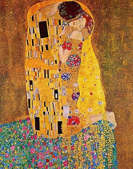 LegendArte Gustav Klimt Il Bacio Stampa su Tela, cm. 80x100 ...