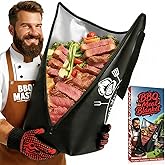 BBQ Blanket for Resting Meat, BBQ Brisket Blanket Meat Resting Blanket for Smoking, Grilling Meat Insulated Resting Bag with Wide Mouth for Large Brisket/Turkey (25in Black)