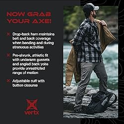 Vertx Canyon Valley Mens Tactical Flannel Shirt