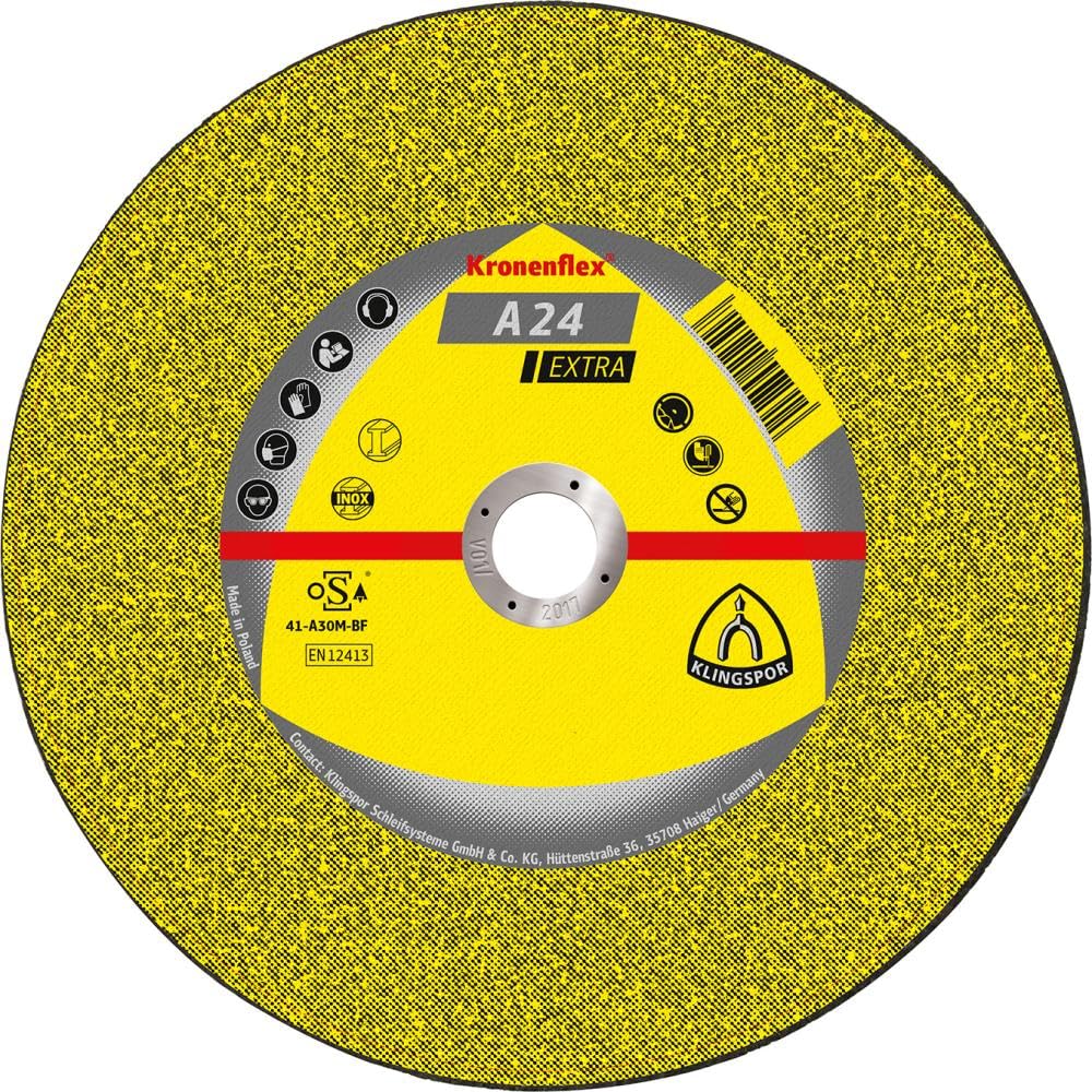 Klingspor A 24 EX Cutting Disc 125 x 2,5 x 22,23 mm gekrümmt 1 Stück