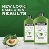 John Frieda Repair Detox Shampoo Avocado Oil Green Tea 250ml Damaged Hair view 4