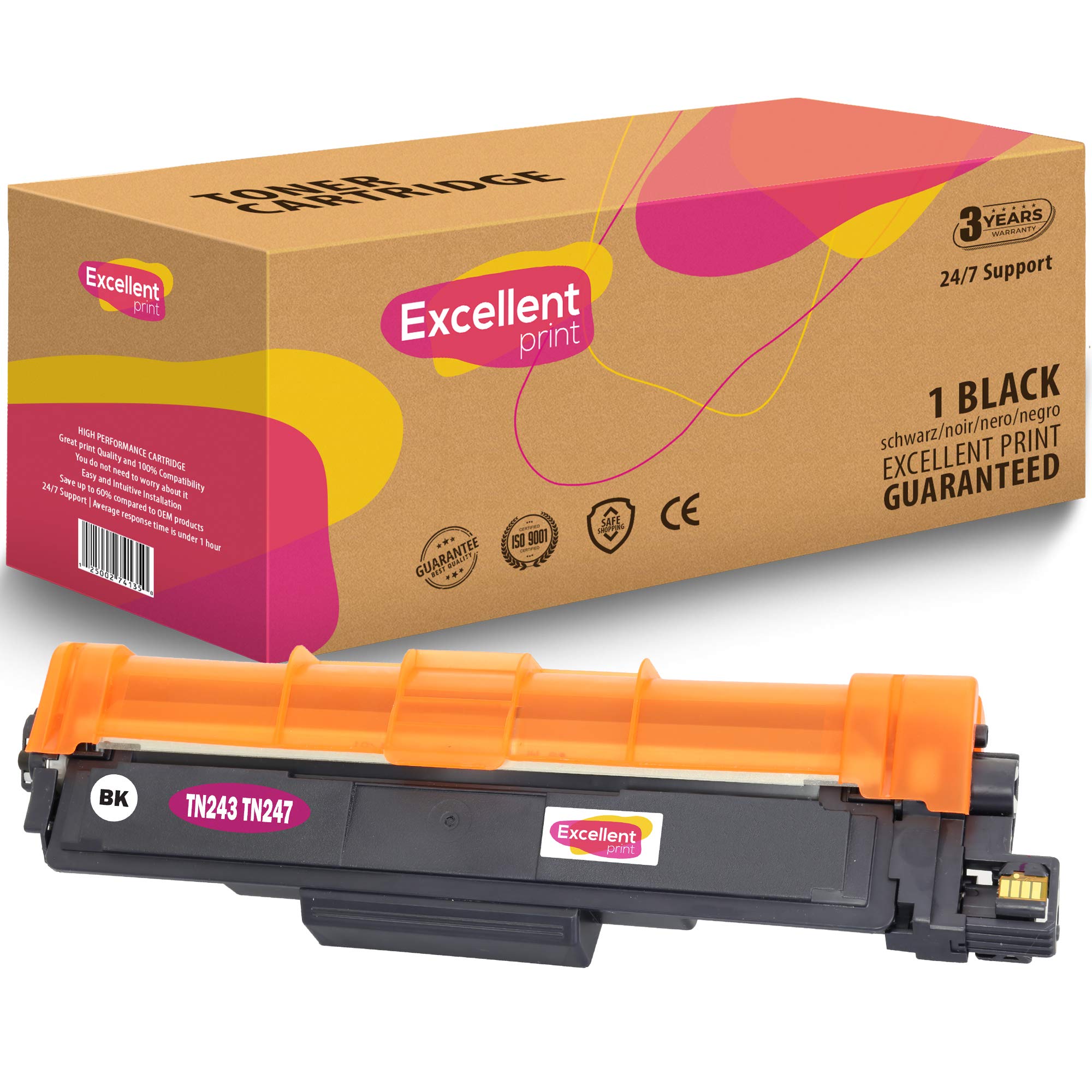 Excellent Print TN-243 TN-247 Compatible Toner cartridge for Brother DCP-L3550CDW HL-L3210CW DCP-L3510CDW HL-L3230CDW
