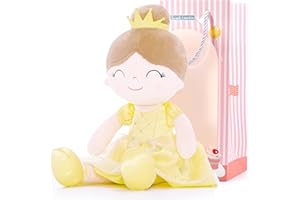 Gloveleya Dolls Princess Girls Toy First Baby Girl Gifts Soft Plush Manor Princess Doll Bella 16" with Gift Bag