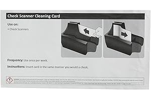 Waffletechnology Check Scanner Cleaning Card (5)