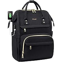 Laptop Backpack Women Teacher Backpack Nurse Bags, 15.6 Inch Womens Work Backpack Purse Waterproof Anti-theft Travel…