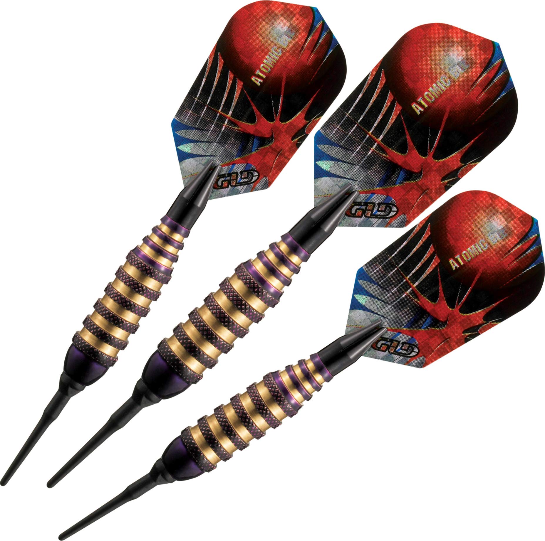 Viper Atomic Bee Soft Tip Darts, Purple, 16 Grams