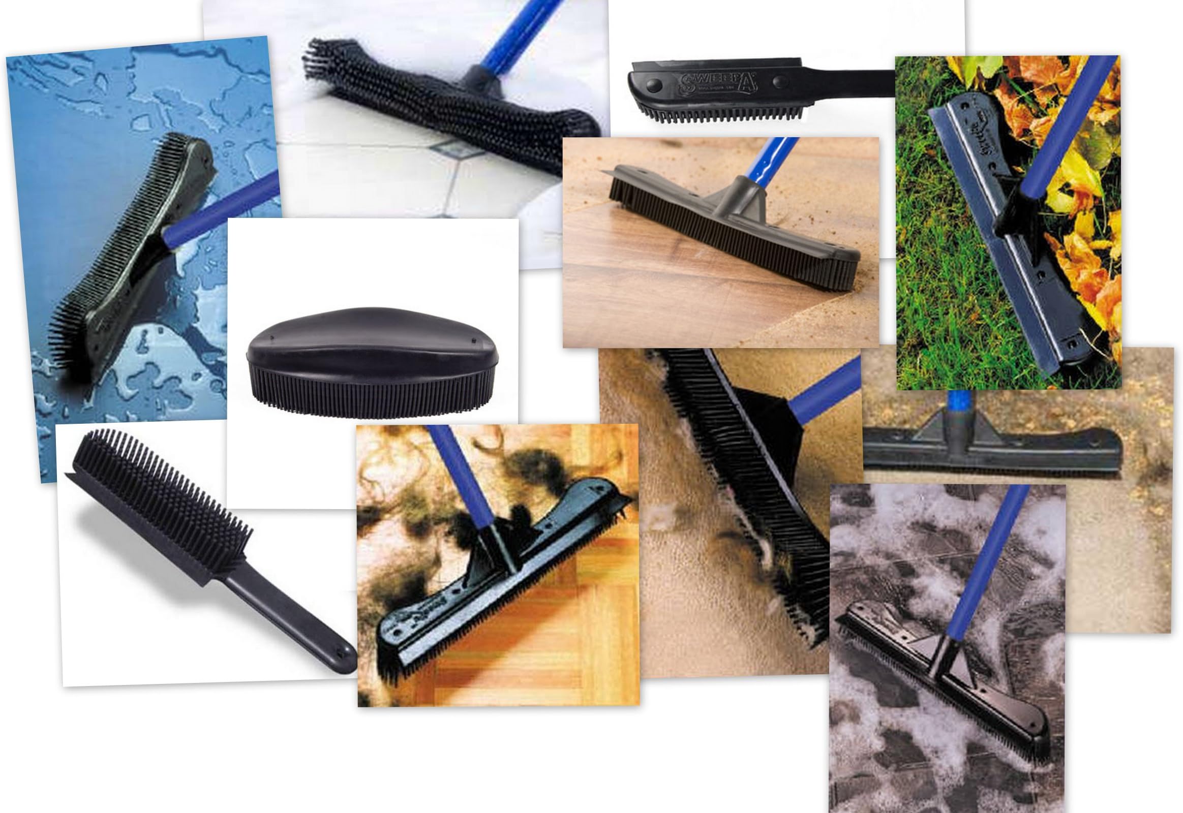 Sweepa Rubber Broom Bargain Combo Pack