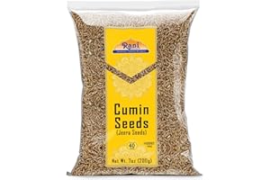 RANI BRAND AUTHENTIC INDIAN PRODUCTS Rani Cumin Seeds Whole (Jeera) Spice 7oz (200g) ~ All Natural | Gluten Friendly | NON-GMO | Kosher | Vegan | Indian Origin