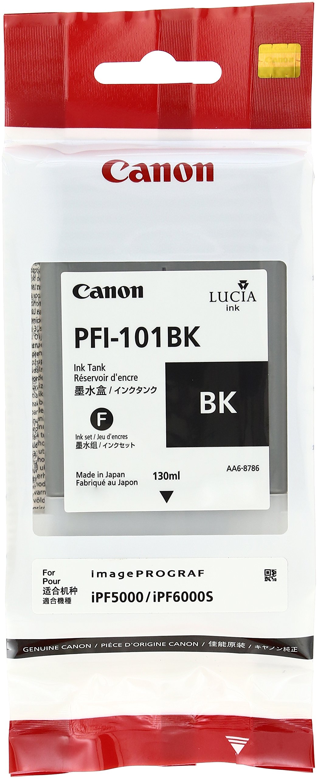 Canon PFI101 Black Ink Tank 130ml