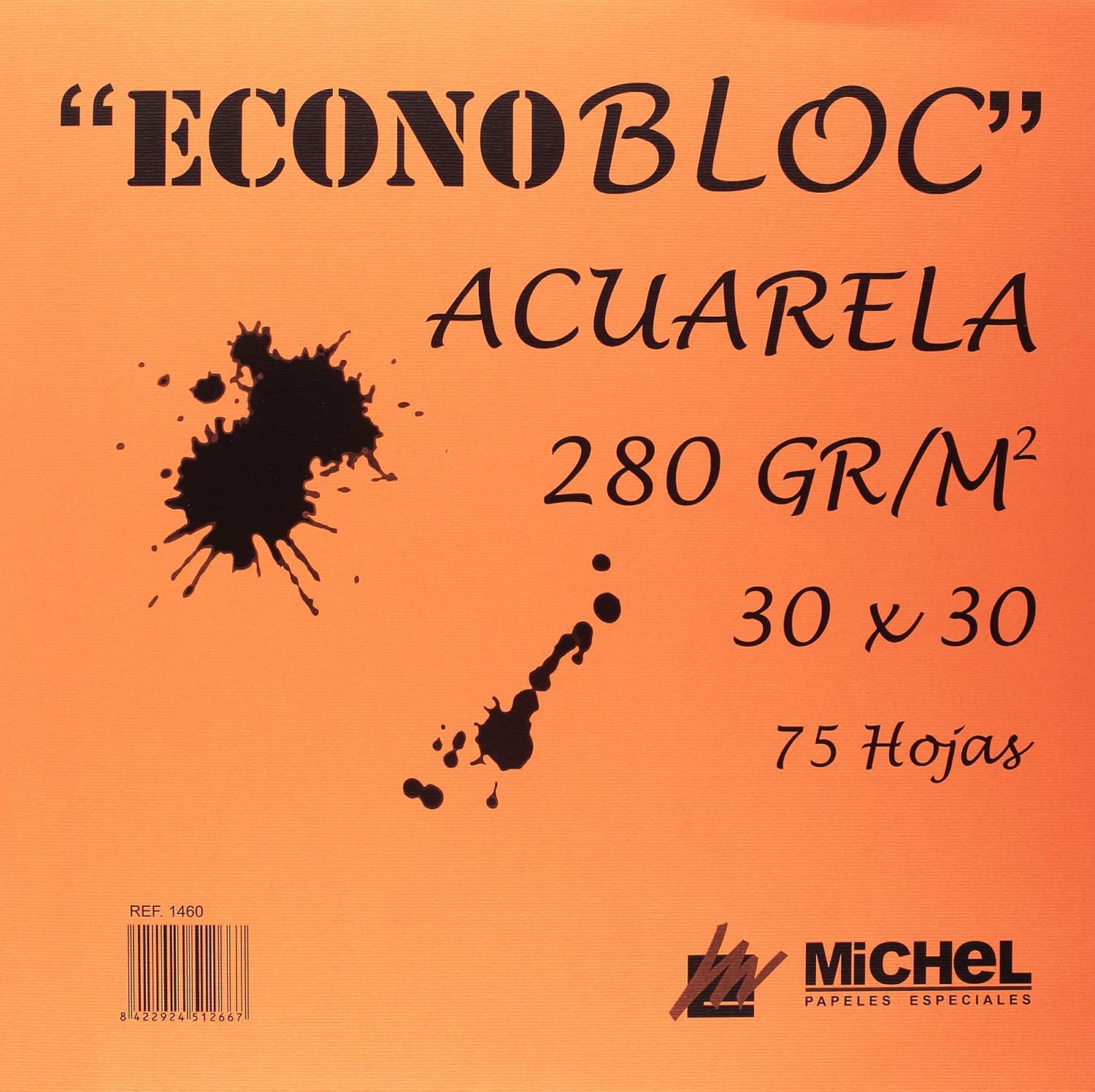 MICHEL ECONOBLOC Watercolour 75 Sheets 30x30 280g