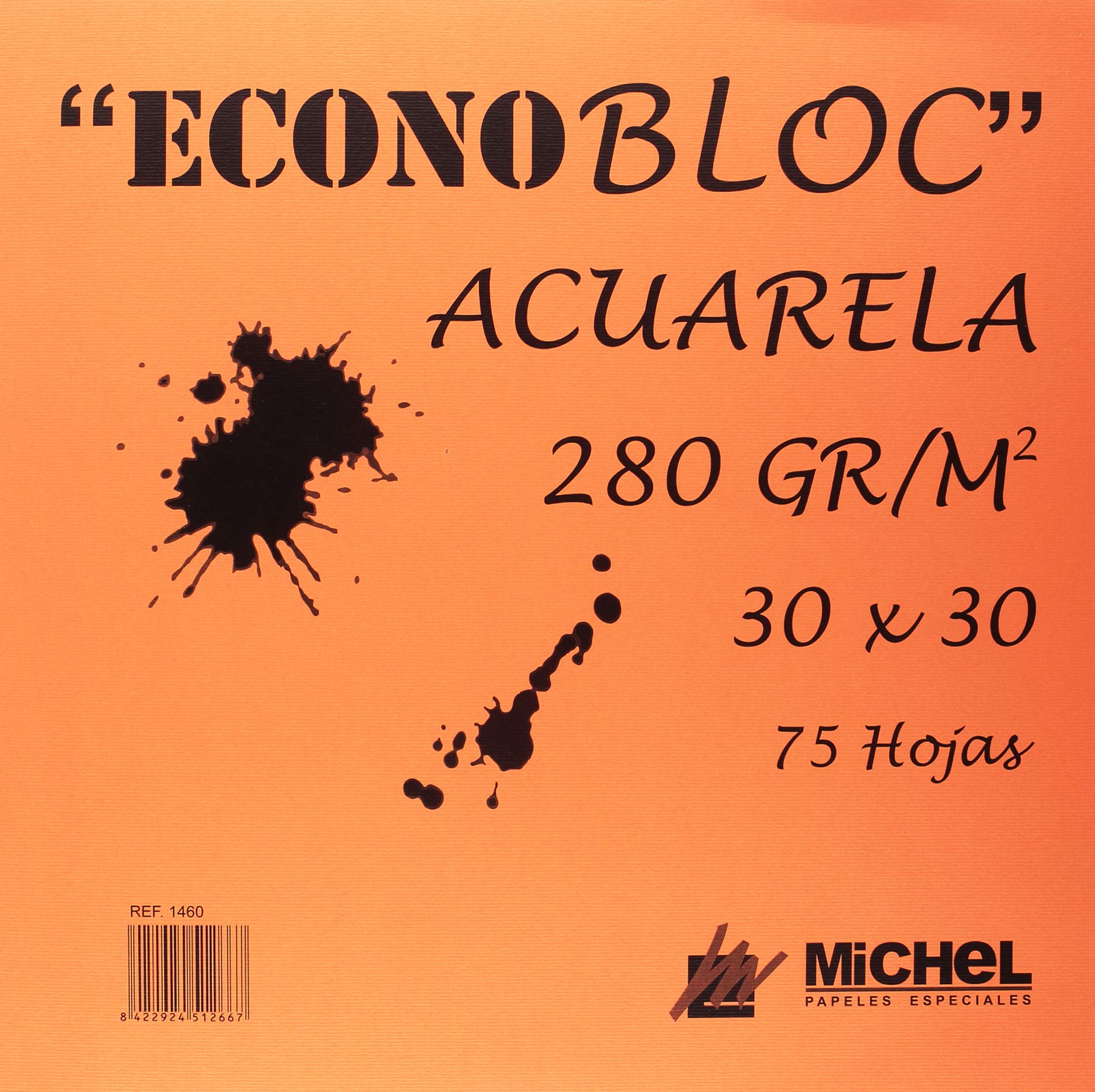 MICHEL ECONOBLOC Watercolour 75 Sheets 30x30 280g