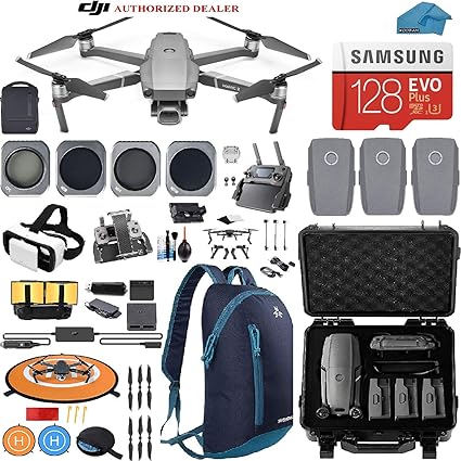 Amazon Com Dji Mavic 2 Pro Drone Quadcopter With Fly More Combo