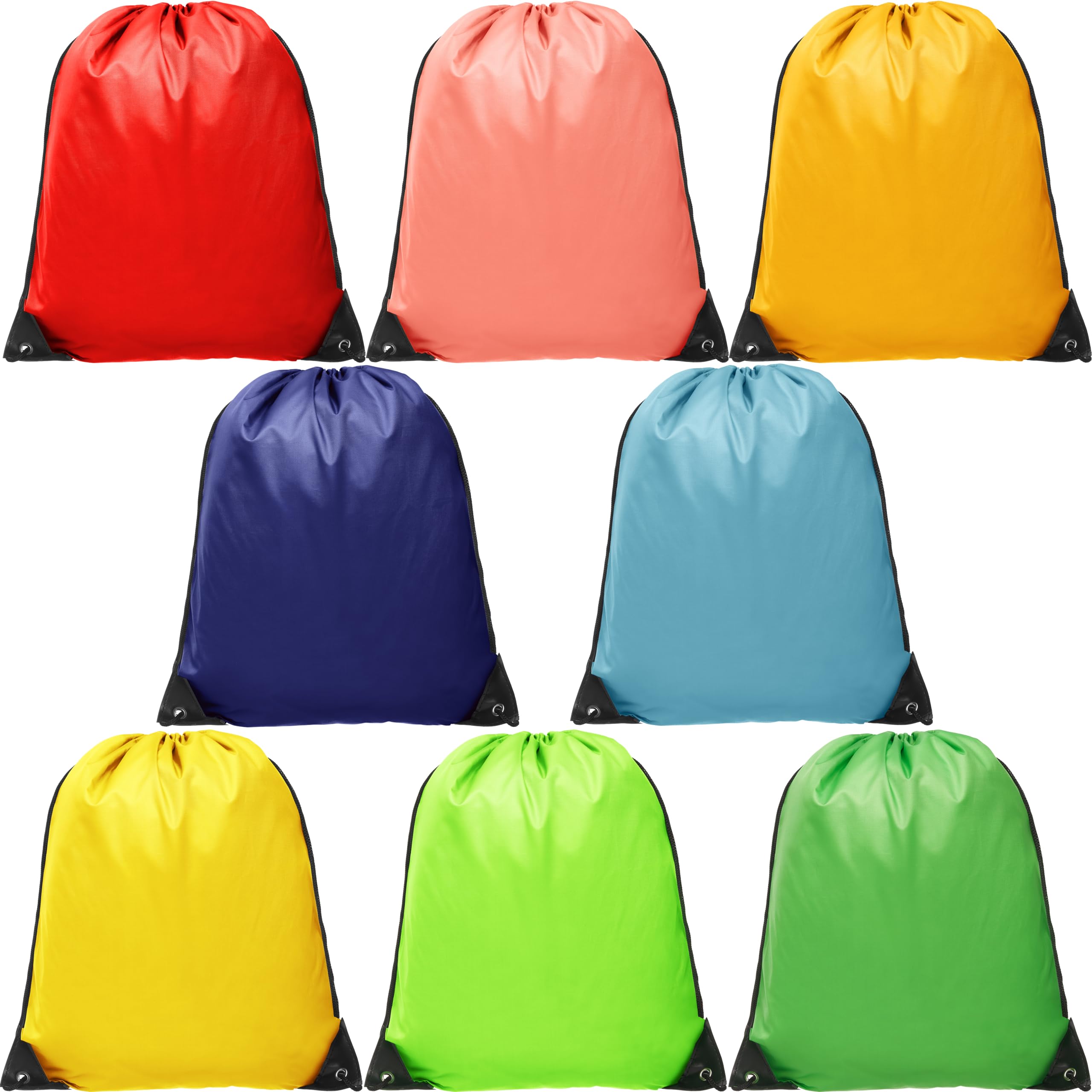 Bramble 8 Drawstring Sports Gym/School Bags, Party Bags, School & Travel Bag in Assorted Colours - 43 x 34 cm