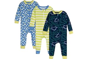 Onesies Brand baby-boys 3-pack Snug Fit One-piece Cotton Pajamas