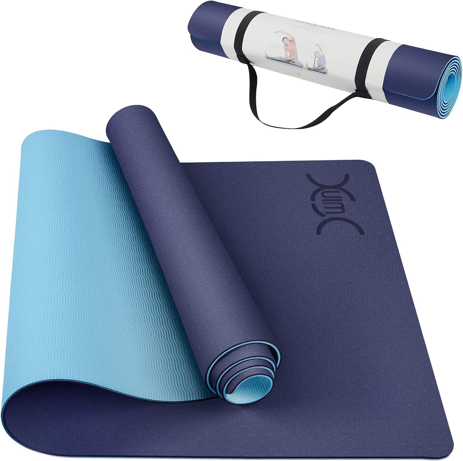 Yoga Mat (Blue & Blue)