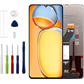 LCD Display for Xiaomi Poco C65 /Redmi 13C LCD Display Touch Screen Digitizer Assembly Replacement with Tool Sets,Black