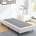 Vaciwe 8 Inch Twin Box Spring with Cover Heavy Duty Metal Box Spring Only,Sturdy Mattress Foundation, Non-Slip,No Noise,Easy Assembly.