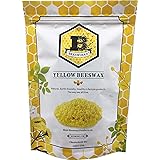 Beesworks Beeswax Pellets, Yellow, 1lb-Cosmetic Grade-Triple Filtered Beeswax.