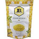 Beesworks Yellow Beeswax Pellets (1 lb) | 100% Pure, Cosmetic Grade, Triple-Filtered Beeswax for DIY Skin care, Lip Balm, Lotion, and Candle Making
