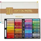 MEEDEN Artist Square Oil Pastels: 48 Colors with Extra 2 White & 2 Black | Soft Oil Pastels Set for Artists, Adult, Professio