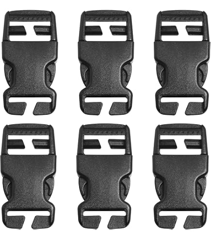Lot De 2 Boucles à Dégagement Rapide 2cm - Pour Sangles, Sans Couture, 4 Coloris Au Choix
