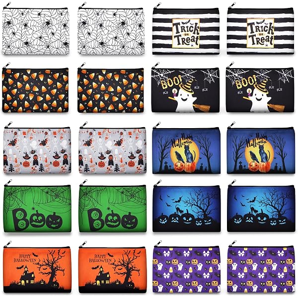 Saintrygo Kosmetiktasche Set – 6 Stück Mit Hexen-Motiv, Tarot, Mond, Leinen, Für Witchy-Liebhaber