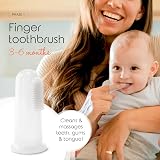 Cherish Baby Care Baby Toothbrush 0-2 Years Silicone 3-Pack Orange view 3