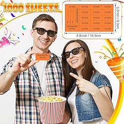 Kosiz 1000 Sheet 15 Bid Raffle Tickets Chinese