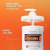 Advanced Clinicals Vitamin C Cream 16oz Brightening Anti Aging Face Body view 3