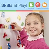 Melissa & Doug 52 Wooden Alphabet Magnets in a Box Uppercase & Lowercase Letters view 5