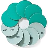 S SATC Sand Paper 5 Inch 220 Grit Green Film