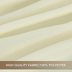 sancua Round Tablecloth 90 Inch Diameter, 8 Pack