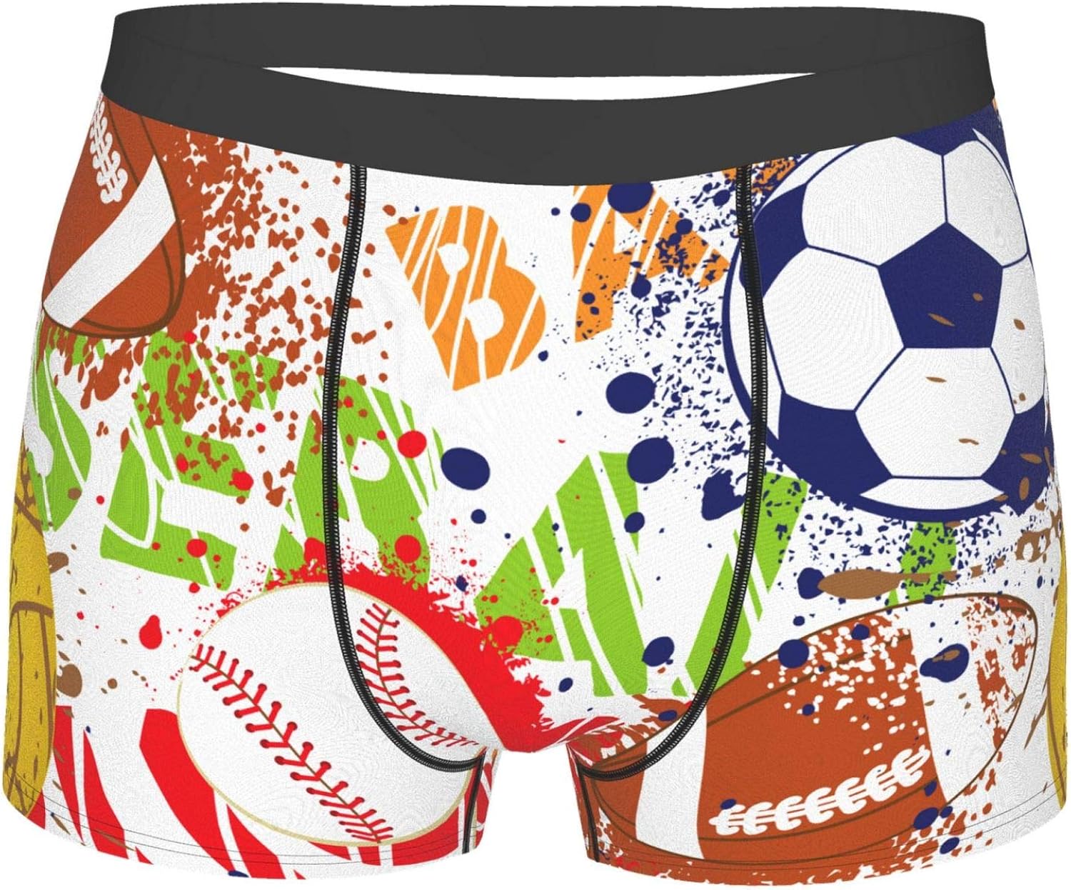 Men's Underwear Various Balls Funny Boxer Briefs Shorts for Men