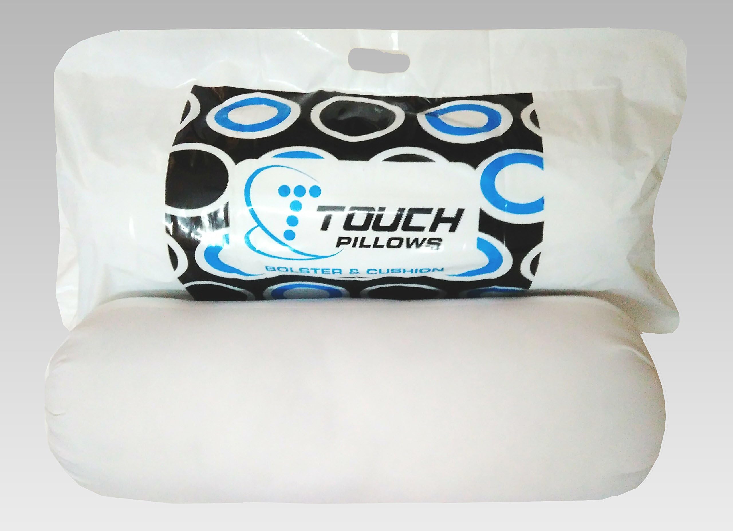 ARICCA Bolsters Microfibre Shell- Big Size (9"x24" Inches) (Diwan Set of 4 Pcs) (White)