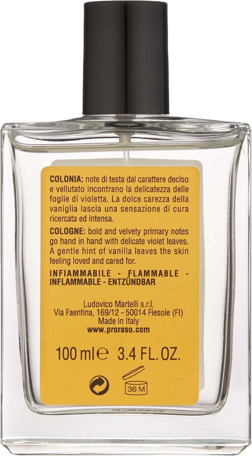 Proraso Cologne, Wood and Spice, 100ml, Men's Fragrance with Earthy and Warm Notes, Made in Italy, Wood & Spice, 100 ml (Pack of 1) - Image 4