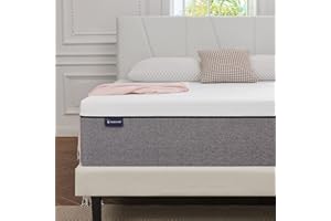 S SECRETLAND Queen Mattress, 10 inch Gel Memory Foam Mattress with CertiPUR-US Bed Mattress in a Box for Sleep Cooler & Pressure Relief, Queen Size-Firm