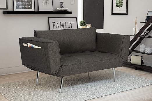 Amazon Com Novogratz Leyla Loveseat Multifunctional And Modern