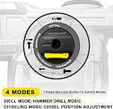 Enventor 1500W Hammer Drill SDS-Plus 360° Handle Concrete Masonry Wood view 4