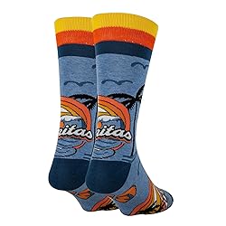 ooohyeah Men’s Funny Crazy Crew Socks, Cool