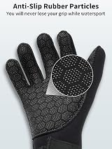 Summshall 5mm Neoprene Gloves Water Resistant Warm Anti-Slip for Men Women view 3