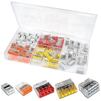 WAGO 90 Stück | 2273 Serie Set Sortiment 20x 2273-202 | 20x 2273-203 | 20x 2273-204 | 15x 2273-205 | 15x 2273-208 | in prakti