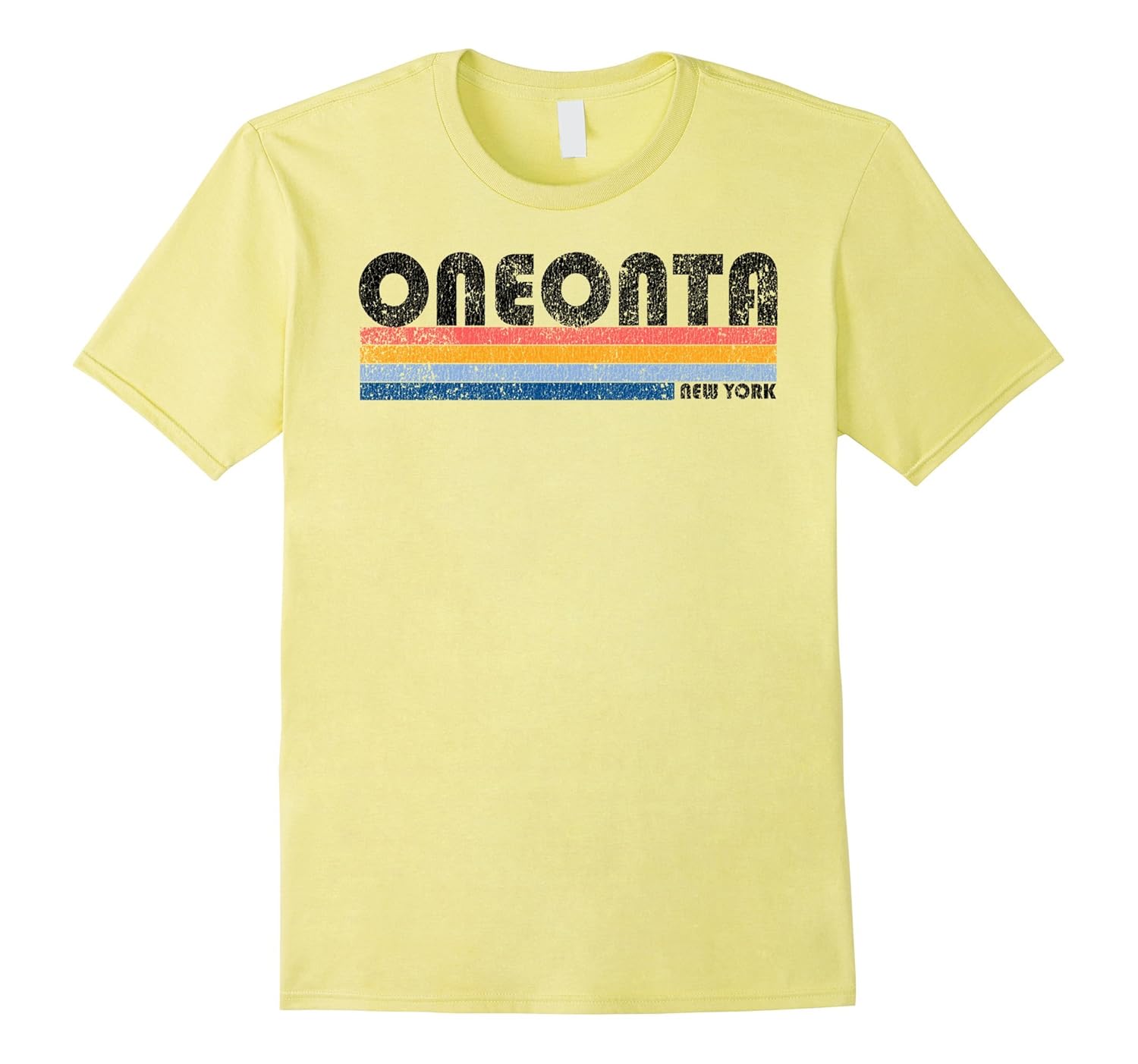 Vintage 1980s Style Oneonta New York T ShirtArt Artvinatee